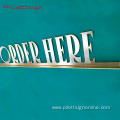 High quality metal face custom copper advertising lighting